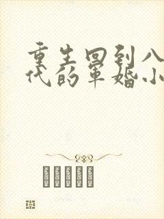 重生回到八十年代的军婚小说