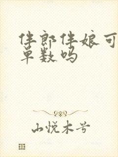 伴郎伴娘可以是单数吗