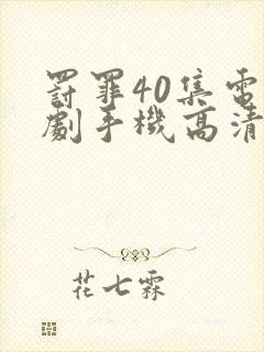 罚罪40集电视剧手机高清免费观看