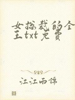 女总裁的全能兵王txt免费