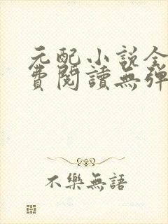 元配小说全文免费阅读无弹窗