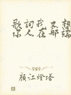 歌词我又想你了你人在哪端是什么歌曲