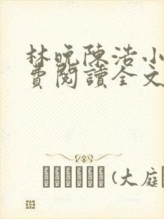 林晚陈浩小说免费阅读全文最新章节