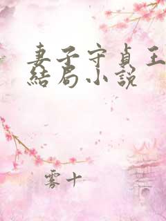 妻子守贞王京贵结局小说