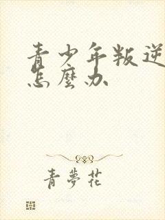 青少年叛逆家长怎么办