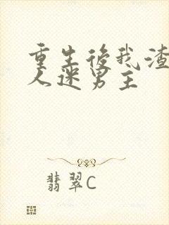 重生后我渣了万人迷男主