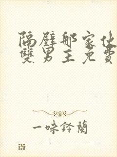 隔壁那家伙韩剧双男主免费看