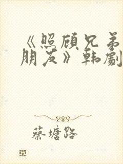 《照顾兄弟的女朋友》韩剧免费观看