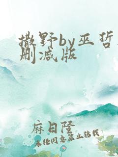 撒野by巫哲无删减版