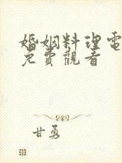 婚姻料理电视剧免费观看