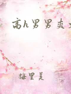 高h男男爽文