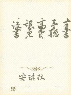 流氓高手有声听书免费听书