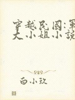 穿越民国:军阀大小姐小说