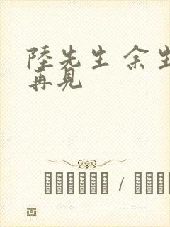 陆先生 余生不再见
