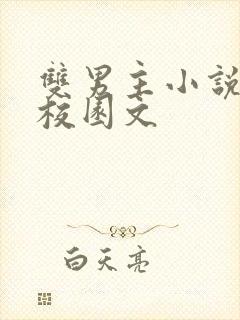 双男主小说甜文校园文