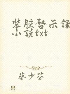 装腔启示录原著小说txt