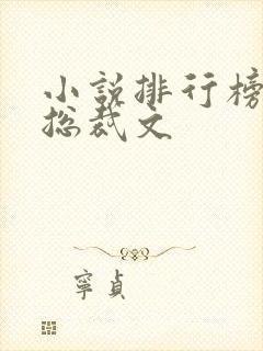 小说排行榜霸道总裁文