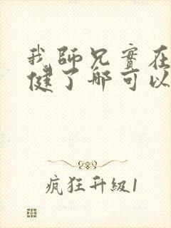 我师兄实在太稳健了哪可以找到