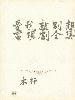 爱我就别想太多电视剧全集免费观看