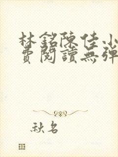 林铭陈佳小说免费阅读无弹窗下载