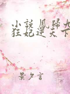 小说 凤归九霄狂妃逆天下