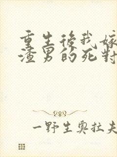 重生后我嫁给了渣男的死对头 无弹窗