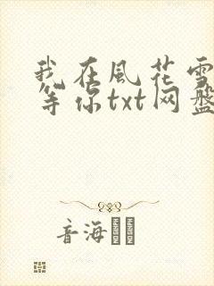 我在风花雪月里等你txt网盘