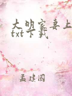 大明家妻上将军txt下载