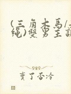 (三角木马/走绳)双男主训诫文小说