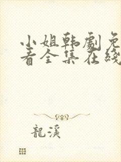 小姐韩剧免费观看全集在线高清