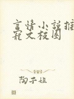 言情小说推荐甜宠文校园