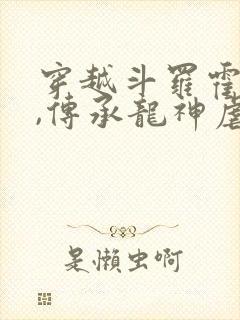 穿越斗罗霍雨浩,传承龙神虐唐三