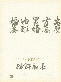 婚内男方出轨家暴离婚怎么处理