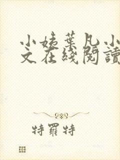 小姨叶凡小说全文在线阅读