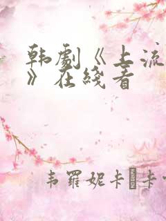 韩剧《上流先生》在线看