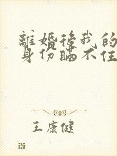 离婚后我的大佬身份瞒不住了 小说免费阅读