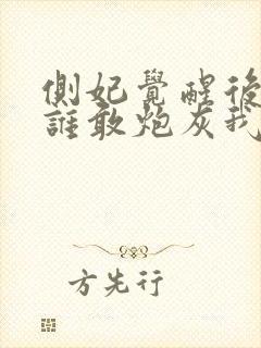 侧妃觉醒后我看谁敢炮灰我