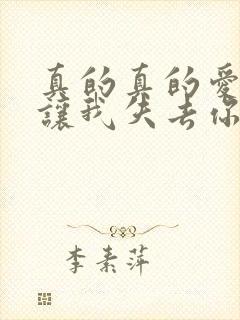 真的真的爱你别让我失去你是什么歌