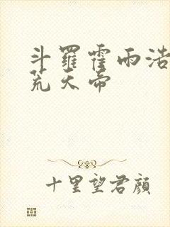 斗罗霍雨浩拜师荒天帝