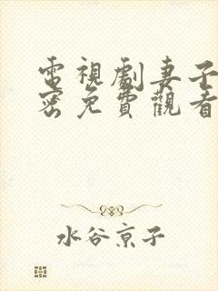 电视剧妻子的秘密免费观看全集