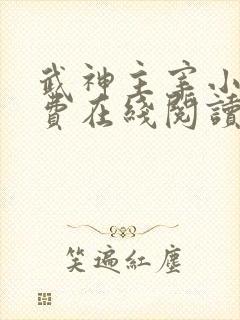 武神主宰小说免费在线阅读