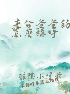 老公爸爸的妹妹怎么称呼