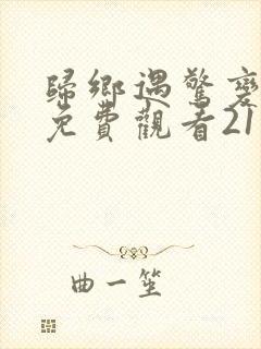 归乡遇惊变短剧免费观看21集