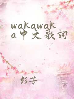 wakawaka中文歌词