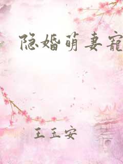 隐婚萌妻宠上瘾