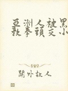 亚洲人被黑人调教拳头交小说