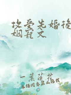攻受先婚后爱联姻宠文