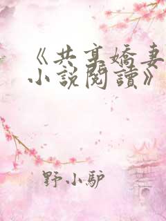 《共享娇妻陈雪小说阅读》