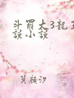 斗罗大3龙王传说小说