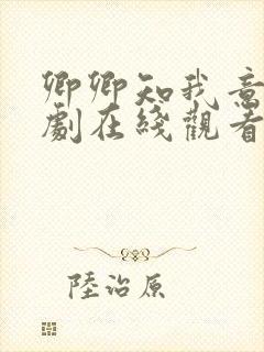 卿卿知我意 短剧在线观看